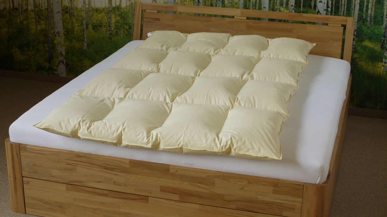 LIMA Daunendecke - Vital - Winter Bettdecke, Hülle aus 100% Baumwolle